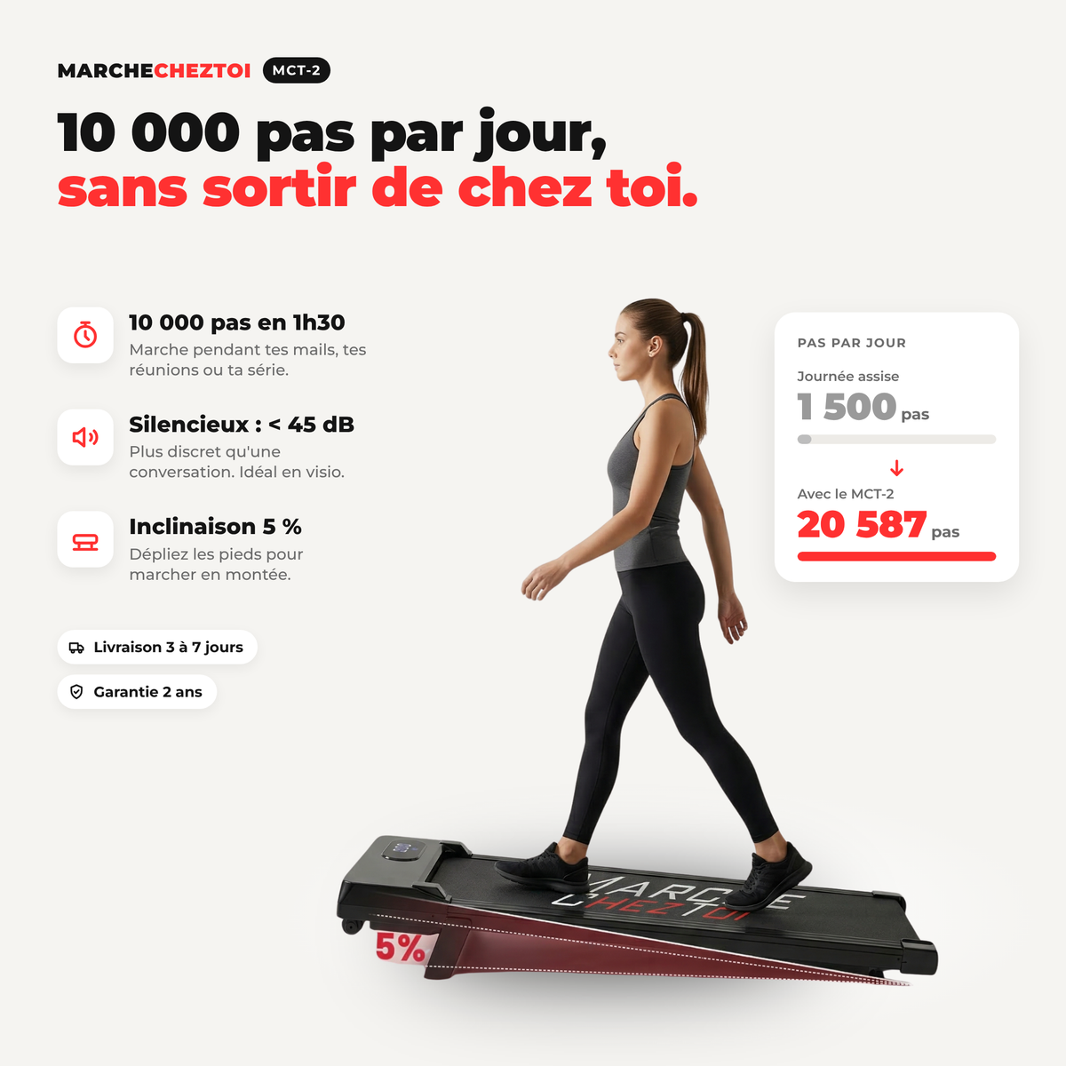 MCT-2 INCLINING TREADMILL