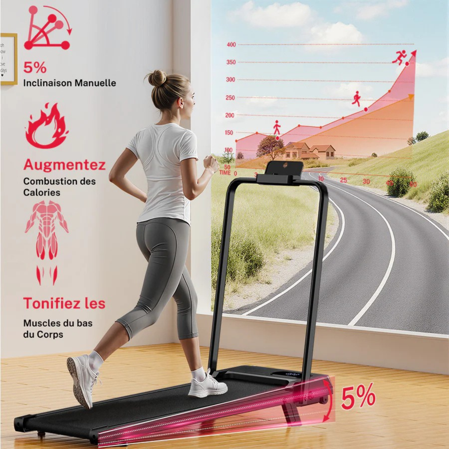 TAPIS DE MARCHE PLIANT MCT-3