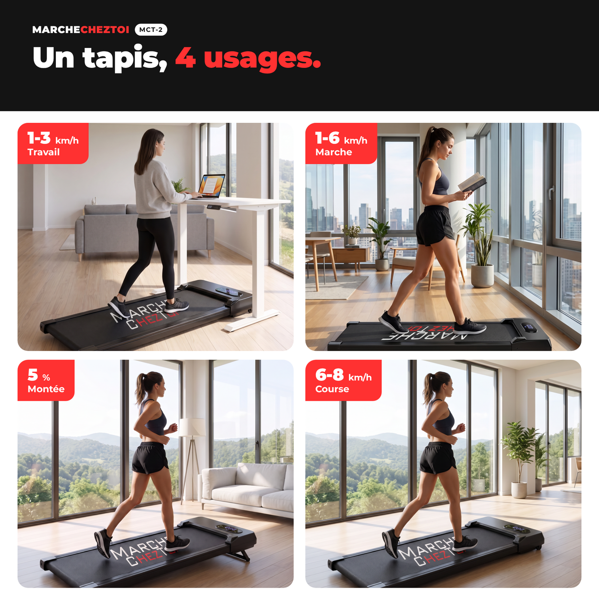 MCT-2 INCLINING TREADMILL