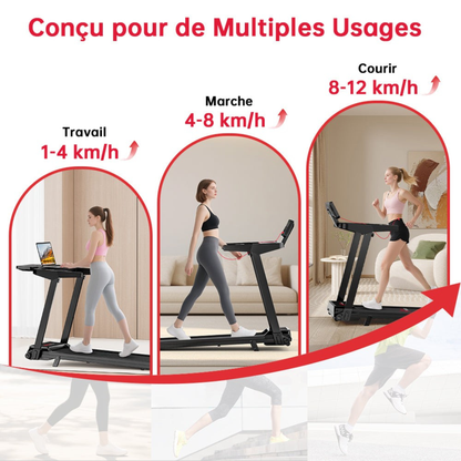 TAPIS DE MARCHE MCT-SPORT (1-12 KM/H)