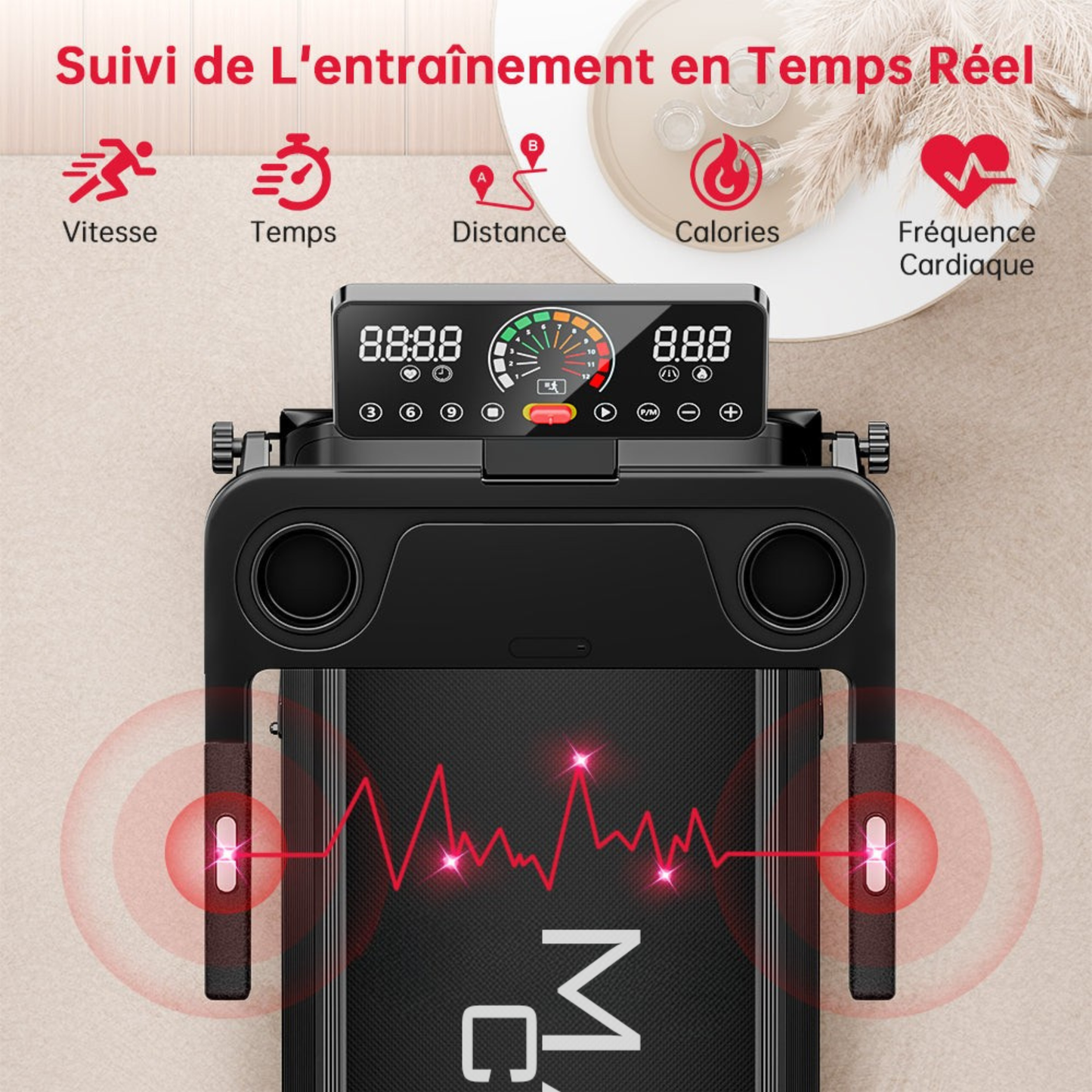 TAPIS DE MARCHE MCT-SPORT (1-12 KM/H)