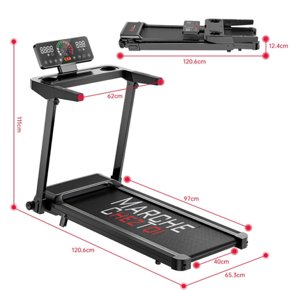 TAPIS DE MARCHE MCT-SPORT (1-12 KM/H)